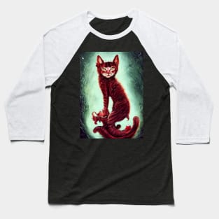 Kitty Cat Swanland Baseball T-Shirt